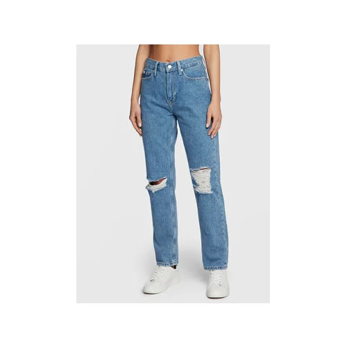 Calvin Klein Jeans Jeans hlače J20J220209 Modra Straight Leg