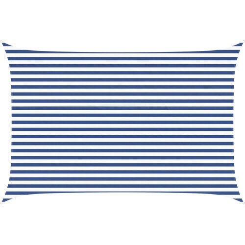 vidaXL Jedro za sunce Plava i bijela 4 5 x 3 m 100% poliester Oxford - Plava i bijela 3 x 4 5 m Cene