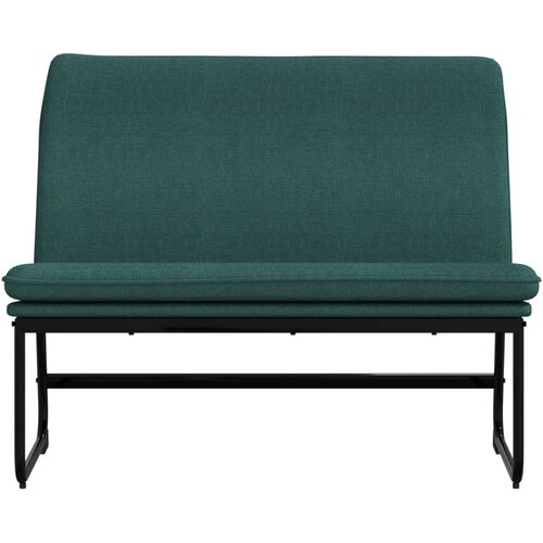  Klupa tamnozelena 100 x 75 x 76 cm od tkanine Slike