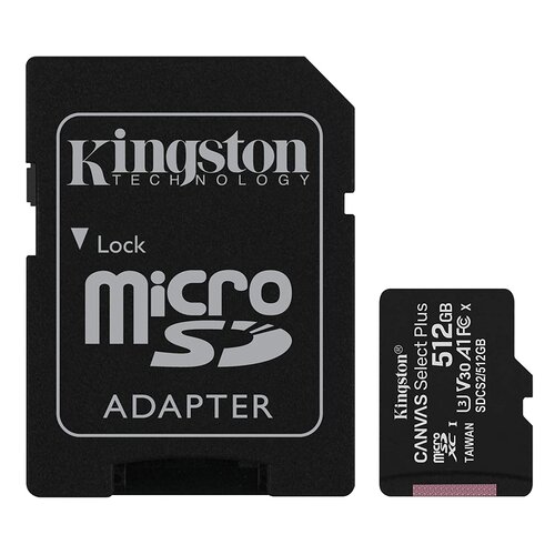 Kingston canvas select plus (sdcs2/512gb) micro sdxc 512GB class 10+adapter memorijska kartica Cene