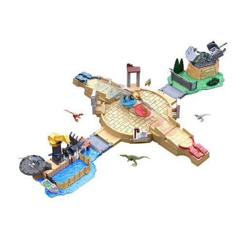 Mattel Igračka arena za borbu dinosaurusa Jurassic world HTB63 Slike