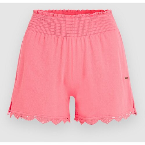 O'neill Essentials Ava Smocked Kratke hlace perfectly pink Cene
