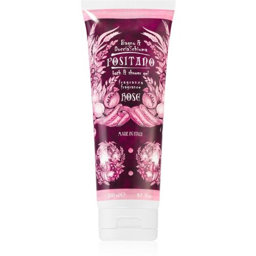 Le Maioliche Positano Rosa Damascena hidratantni gel za tu&amp;scaron;iranje 250 ml Slike