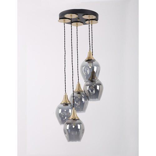 Squid Lighting viseča svetilka s steklenim senčnikom ø 15 cm marlo – Cene