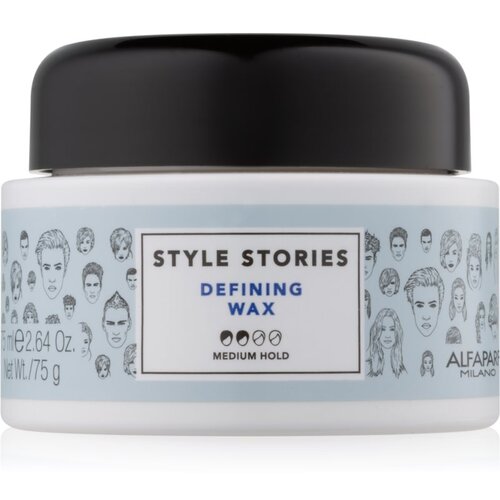 Alfaparf Style Stories Defining Wax vosek za okrepitev las 75 g unisex Slike