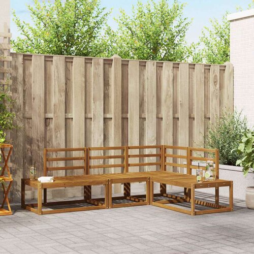  Set vanjskih sofa 4 Komad Prirodna Čvrsto drvo akacije Cijene