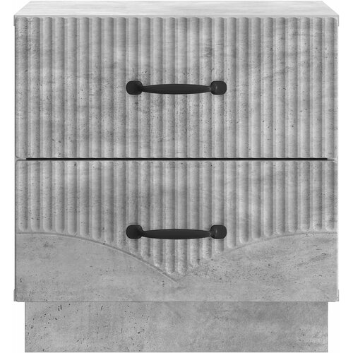  Noćni ormar Betonska siva 43 x 34,5 x 44,5 cm Konstruirano drvo Slike