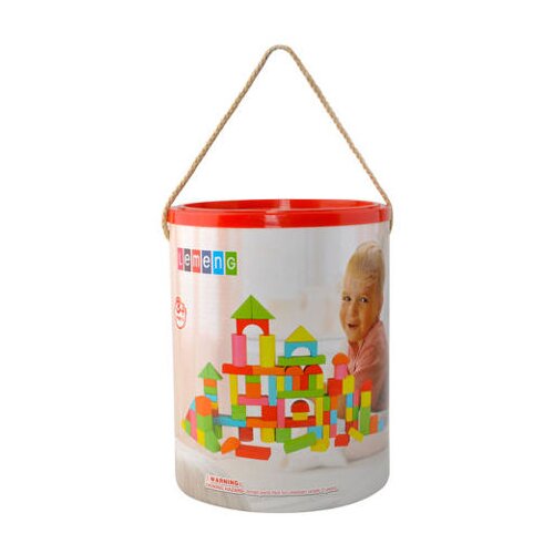 Lean_Toys LESENI BLOKI 200 KOS Z ZABOJNIKOM maxy Cene