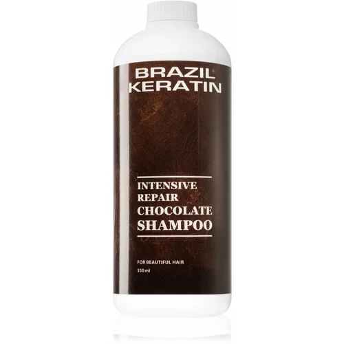 Brazil Keratin Chocolate Intensive Repair Shampoo šampon za oštećenu kosu 550 ml
