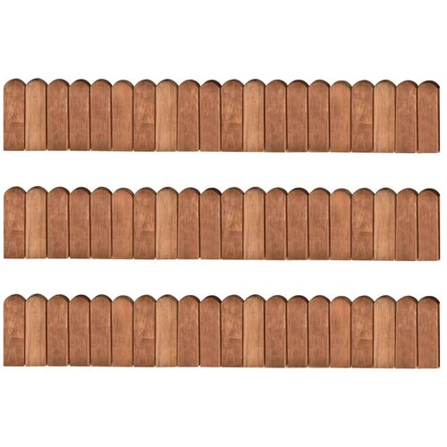  Vrtne obrobe 3 kosi 120 cm impregnirana borovina, (20757820) Cene