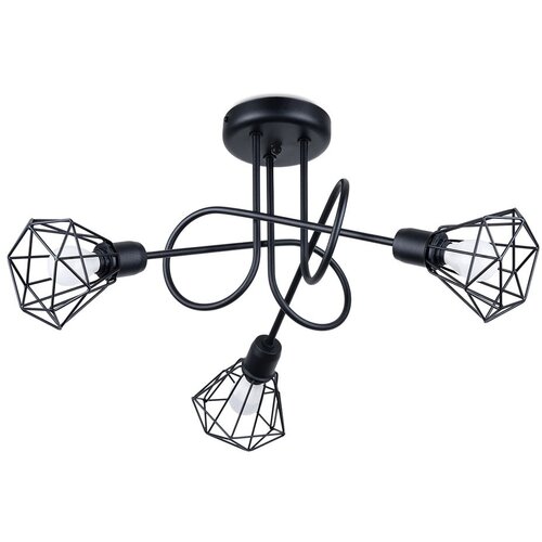Nice Lamps črna stropna svetilka ø 10 cm varpu – Cene