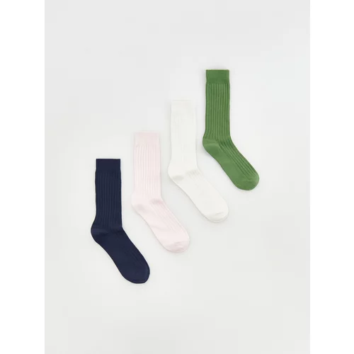 Reserved - Komplet od 4 pari čarapa - pastelnoružičasto
