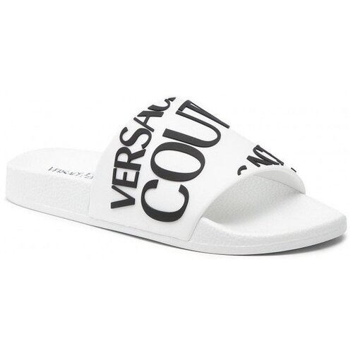 Versace Jeans Couture Natikači 71VA3SQ1 Bela Slike