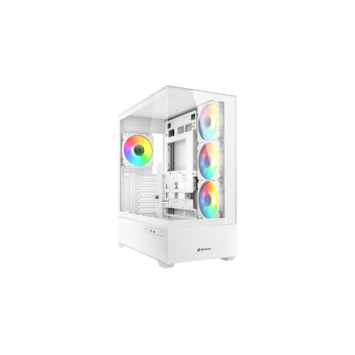  Kući&scaron;te SHARKOON gaming, AK6 RGB White ATX, ventilator 4x120mm Cijene