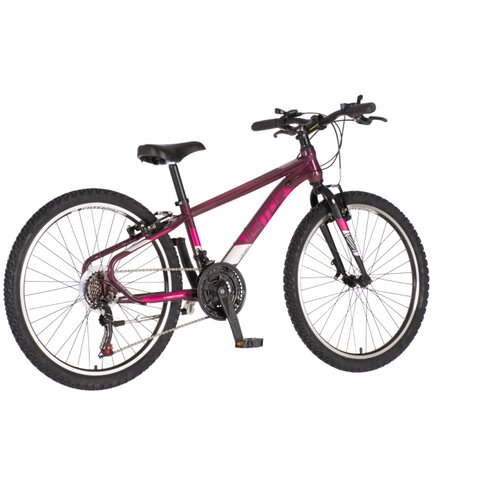 Visitor bicikl radiance 24&amp;quot; bordo roze Slike