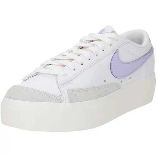 Nike Sportswear Niske tenisice 'Blazer' svijetlosiva / lavanda / bijela