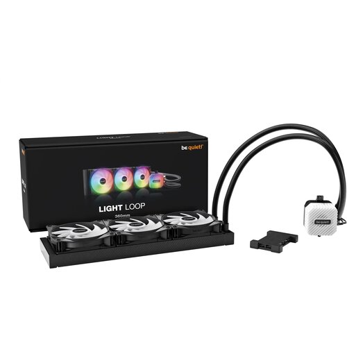 Be Quiet! Budi tiho! Light Loop 360mm RGB All in One 360mm vodeno hladenje AMD: AM4/AM5, Intel: 1700/1200/115x. Slike