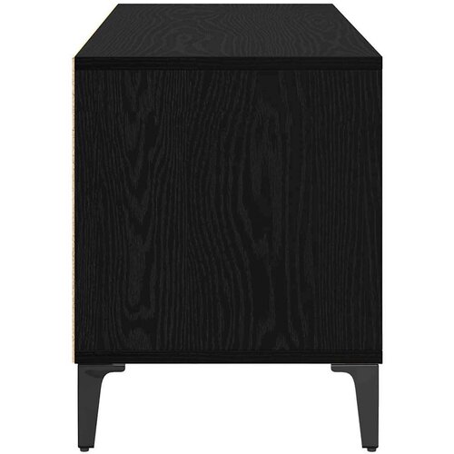  ormar Crni hrast 100 x 34 5 x 44 5 cm Obrađeno drvo i čelik Slike