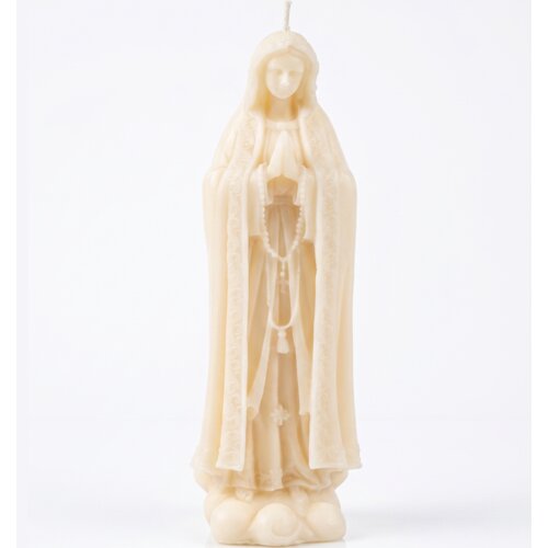 NOBAMO Sveča Madonna - Bela / Kokos Slike