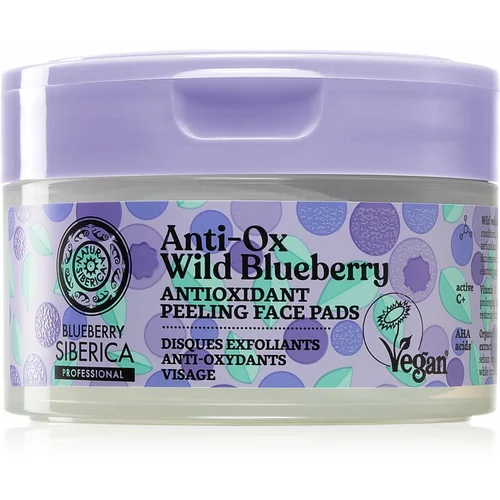 Natura Siberica Anti-Ox Wild Blueberry piling blazinice za obraz 20 kos