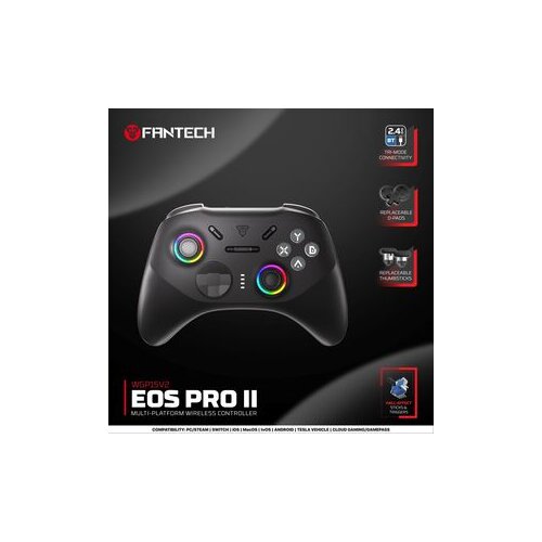 Joypad wireless fantech WGP15V2 eos pro ii multiplatform rgb crni Cene