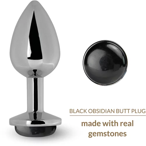 La Gemmes Butt Plug Black Obsidian