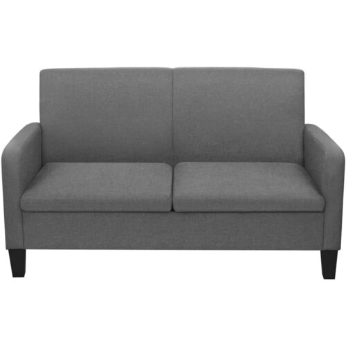 Kauč Dvosjed 135x65x76 cm Tamno Sivi Slike