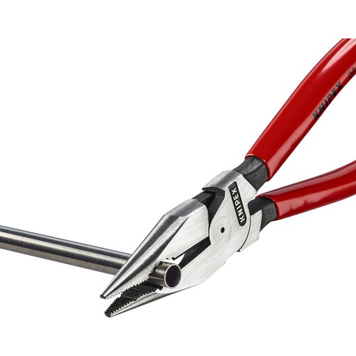 Knipex kombinovana &amp;scaron;pic kle&amp;scaron;ta 185mm, sa gumiranim ručkama (08 21 185) Slike