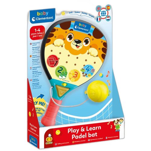 Clementoni Interaktivni reket za padel s mekanom lopticom Slike