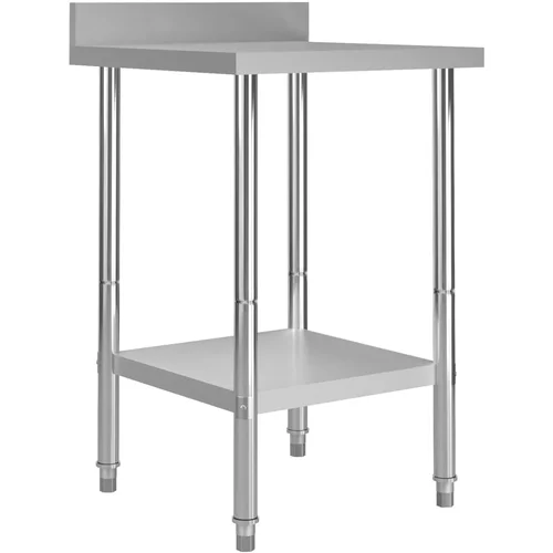 Kuhinjski radni stol 60 x 60 x 93 cm od nehrđajućeg čelika