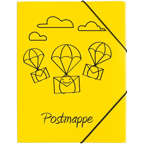 Pagna Po&scaron;tna mapa DIN A4, PP, rumena, s potiskom motiva, (21651615) Cene