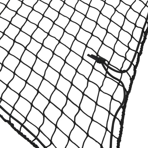  Mreža za prikolicu s elastičnim užetom crna 4 x 3 m PP Slike