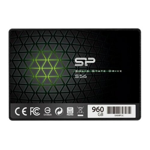 Silicon Power 960GB S55 SATA3 7mm 2.5 Black 560/530 MB/S SP960GBSS3S55S25 ssd hard disk Cene