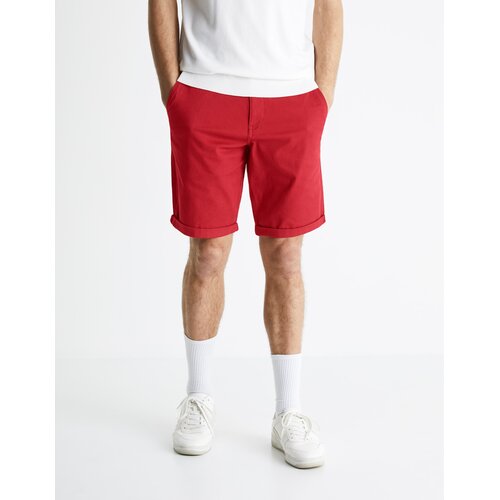 Celio Cotton Chino Shorts Bochinobm - Men Cene