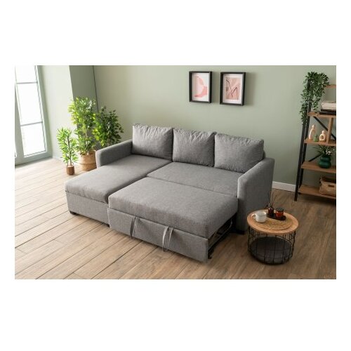 Atelier Del Sofa Corner granit Kado, svijetlo siva Slike