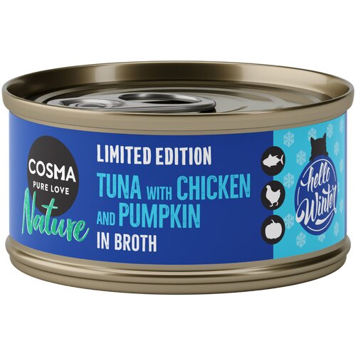 Cosma Nature zimsko izdanje: tunjevinja s piletinom i bundevom - Tunjevina s piletinom i bundevom 6 x 70 g Cijene