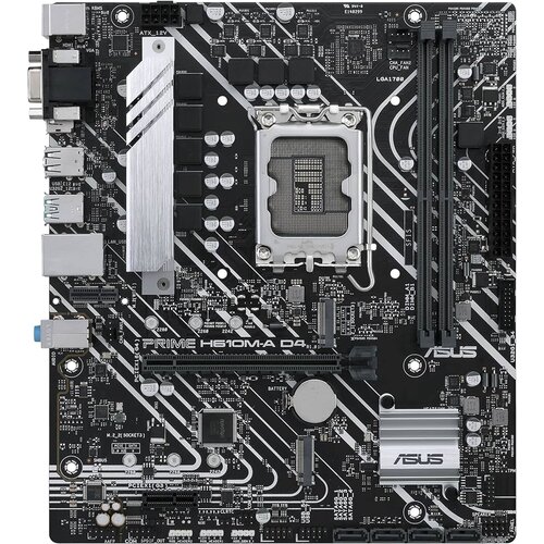 Asus PRIME H610M-A D4-CSM LGA1700 mATX MB – Intel H610 2xDIMM DDR4 2xM.2 4xSATA PCIe Cijene