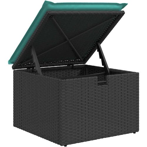  Vrtna garnitura - 8-dijelni set vrtnih sofa od poliratana s jastucima sivi bagrem - Siva 1 Slike