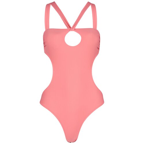 Trendyol Swimsuit - Pink - Plain Cene