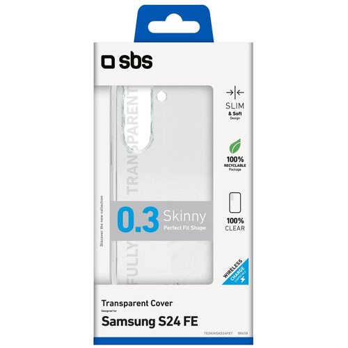 Sbs Samsung Galaxy S24 Fe Silikon prozoren ovitek, (21507592) Slike