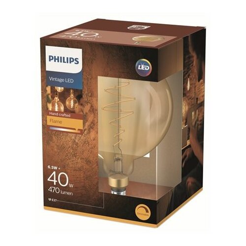 Philips LED Giant Vintage sijalica 6,5W(40W) E27 G200 2000K Dim Ps705 CTC-PS705 Slike