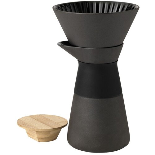 Stelton Crni moka lonac za pripremu kave od kamenine 600 ml Theo &amp;ndash; Slike