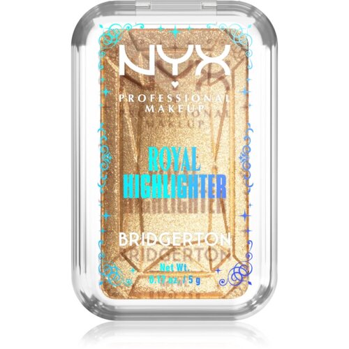 NYX Professional Makeup Bridgerton Royal Highlighter osvetljevalec odtenek 02 Light Gold 5 g Cene