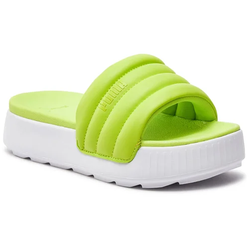 Puma Natikači Karmen Slide Puffy Wns 395399-04 Lime Pow/White