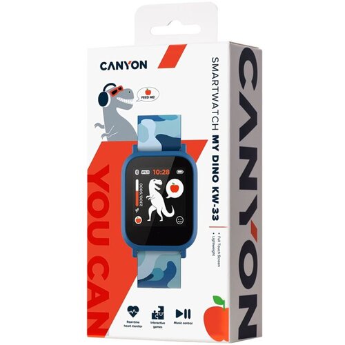 Sat pametni Canyon KW-33 Blue My Dino Slike