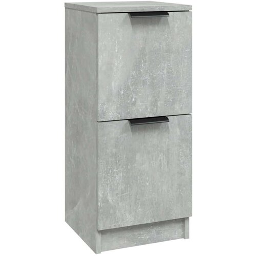  Komoda siva boja betona 30 x 30 x 70 cm od konstruiranog drva Slike