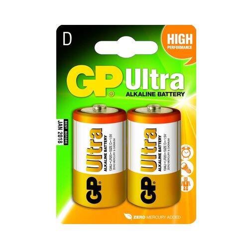 Gp Baterija GP ultra alkalna LR20 - 2 kom Slike