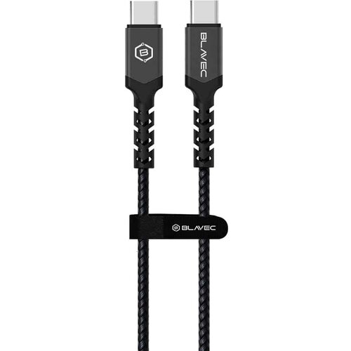 BLAVEC RAPTOR PLETENI KABEL &ndash; TIP C NA TIP C &ndash; PD 60W 3A 300 cm &ndash; črn Cene