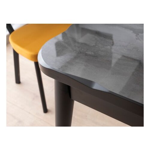 Hanah home Trpezarijski sto Crea - 2941, 130x75x80 cm, Crni Slike
