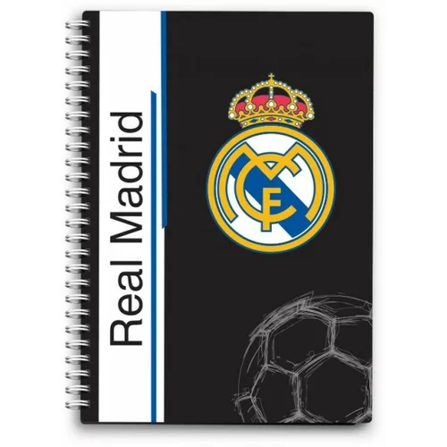  Zvezek s špiralo FC Real Madrid A6